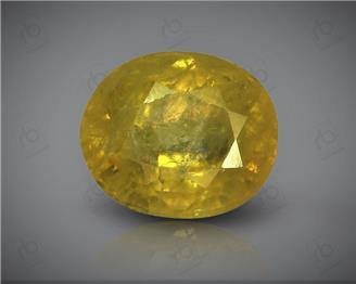 Natural Heated & Treated Yellow Sapphire Certified 2.29 CTS (DIN 86199 )